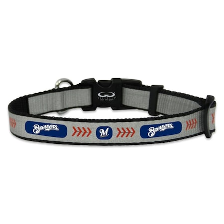 Milwaukee Brewers Reflective Small Baseball Collar